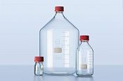 Лабораторная бутылка DURAN® GL 45, прозрачная, градуированная 100 мл, 10шт./уп. Duran 218012417